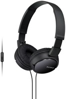 Koptelefoon Sony ZX110AP bedraad 3.5mm jack over ear zwart-2