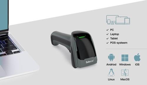 Barcodescanner Safescan 350-BT draadloos-3