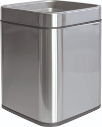 Afvalbak MAUL Prime 15 liter met inwerpopening rvs