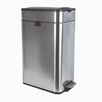 Pedaalemmer MAUL Wing 40 liter met vlinderdeksel rvs