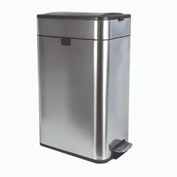 Pedaalemmer MAUL Wing 40 liter met vlinderdeksel rvs