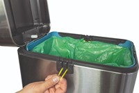Pedaalemmer MAUL Wing 40 liter met vlinderdeksel rvs-3