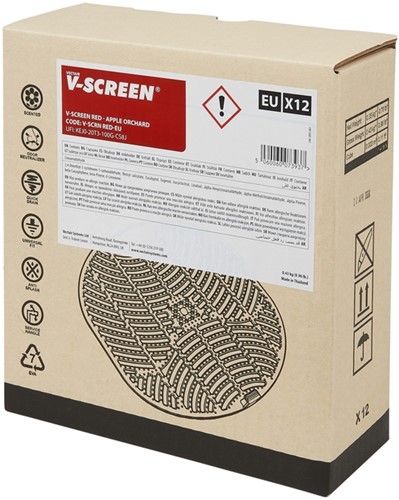 Urinoirmat V-screen Apple Orchard 12 stuks