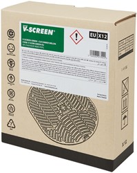 Urinoirmat V-screen Cucumber Melon 12 stuks