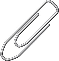 Paperclip Alco 26mm hoekig verzinkt 100stuk