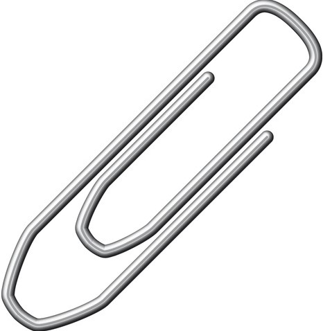 Paperclip Alco 26mm hoekig verzinkt 100stuk