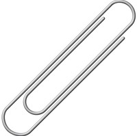 Paperclip Alco 50mm rond vernikkeld 100 stuks-2