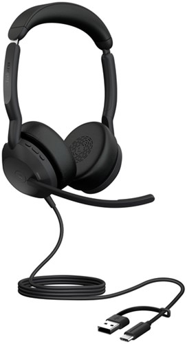 Headset Jabra Evolve2 50 USB C/A MS Stereo bedraad