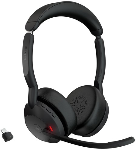 Headset Jabra Evolve2 55 Link 380/390c MS Stereo draadloos