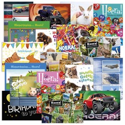 Beloningsposter-kaart De Stulp thema felicitatie A4 assorti
