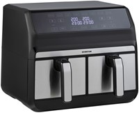 Airfryer Inventum 2 x 4 liter 1700 watt zwart/rvs-2