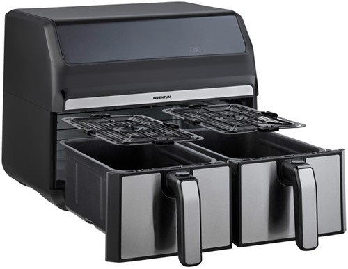 Airfryer Inventum 2 x 4 liter 1700 watt zwart/rvs-3