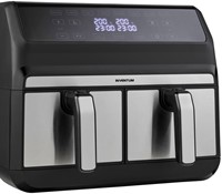 Airfryer Inventum 2 x 4 liter 1700 watt zwart/rvs-5