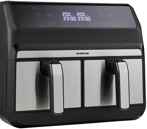 Airfryer Inventum 2 x 4 liter 1700 watt zwart/rvs-5