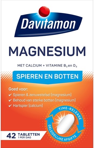 Magnesium Davitamon spieren en botten 42 stuks