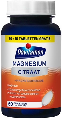 Magnesium Citraat Davitamon 60 stuks