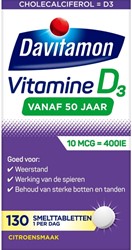 Vitamine D50+ Davitamon smelttablet 130 stuks
