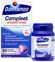 Multi-vitamine Davitamon Compleet kauwtablet bosvruchten 60 stuks