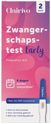 Zwangerschapstest Clairivo Early 2 stuks