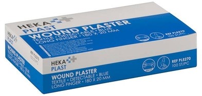 Vingerpleister Hekaplast detectable 180x20mm