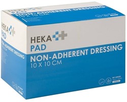 Wondkompres Hekapad niet-verklevend 10x10cm steriel