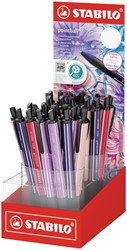 Balpen STABILO pointball Wildflower medium assorti