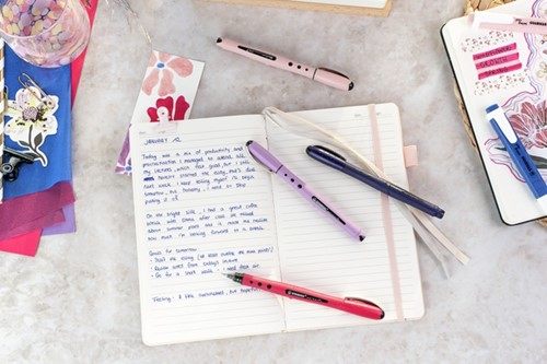 Rollerpen STABILO Worker+ Wildflower medium blush-2