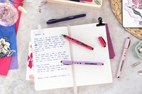 Rollerpen STABILO worker+ Wildflower medium Pruisisch blauw-3