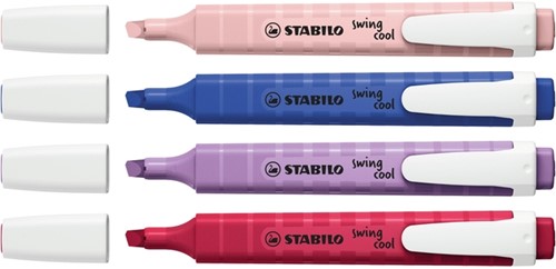 Markeerstift STABILO Swing cool Wildflower assorti 4 stuks-2