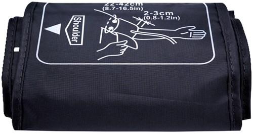 Bloeddrukmeter Inventum bovenarm 22-42cm zwart/wit-1
