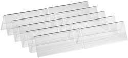 Tafelnaambord Europel A6 gevouwen 10 stuks