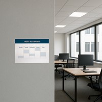 Posterhouder Europel zelfklevend A4 liggend 5 stuks-6