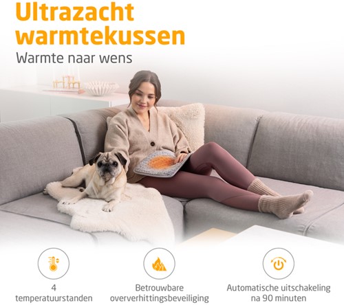 Warmtekussen Medisana HP 516 grijs-3