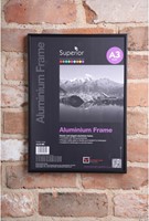 Fotolijst Seco A3 zwartkleurig geborsteld aluminium-4