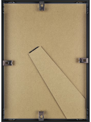 Fotolijst Seco A4 zwartkleurig geborsteld aluminium-1