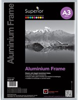 Fotolijst Seco A3 zilverkleurig geborsteld aluminium
