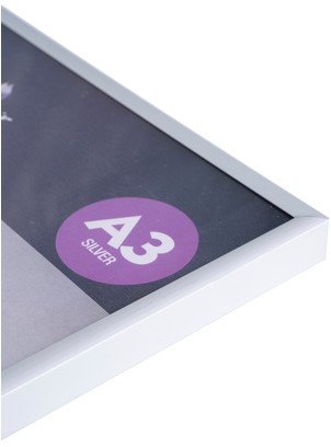 Fotolijst Seco A3 zilverkleurig geborsteld aluminium-2