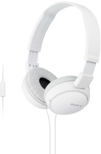 Koptelefoon Sony ZX110AP bedraad 3.5mm jack over ear wit-2