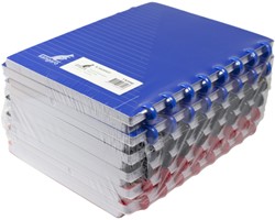 Schrift Kangaro 169x213mm lijn 144pag 90g ass 3 kleur krimp 12st