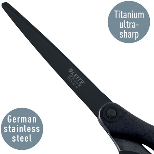 Schaar Leitz kleefvrij 205mm titanium zwart-1