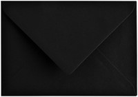 Envelop Papicolor C6 114x162mm ravenzwart 6 Stuk-2