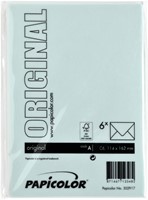 Envelop Papicolor C6 114x162mm zeegroen 6 Stuk-3