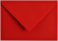 Envelop Papicolor C6 114x162mm rood 6 Stuk-2
