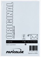 Envelop Papicolor C6 114x162mm babyblauw 6 Stuk-3