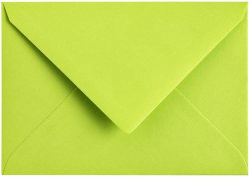 Envelop Papicolor C6 114x162mm appelgroen 6 Stuk-2
