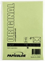 Envelop Papicolor C6 114x162mm appelgroen 6 Stuk-3