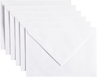 Envelop Papicolor C6 114x162mm kraft wit 6 Stuk