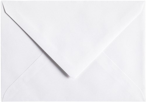 Envelop Papicolor C6 114x162mm kraft wit 6 Stuk-2