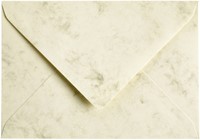 Envelop Papicolor C6 114x162mm marble ivoor 6 Stuk-2