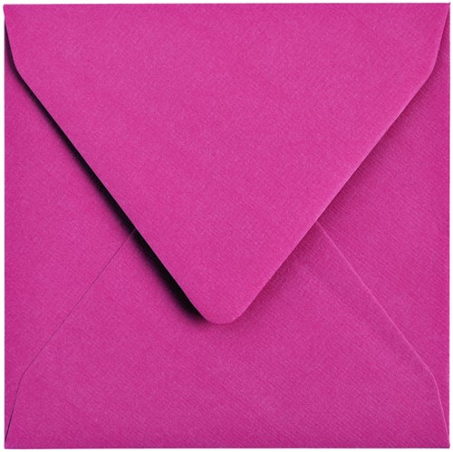 Envelop Papicolor 140x140mm felroze pak à 6 stuks-1